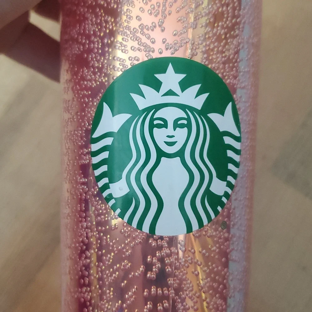 Starbucks 2020 Holiday 16oz Pink Bubble‎ Tumbler